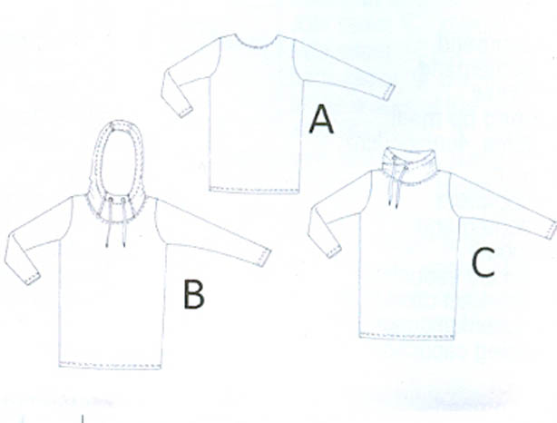 Pullover- Shirt  und Hose, It`s a fits 1080 Schnittmuster S, M, L, XL, XXL ("Rügen")