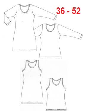 It´s a fits Kleid 1003 "Eva", Schnittmuster für Kleid oder Top
