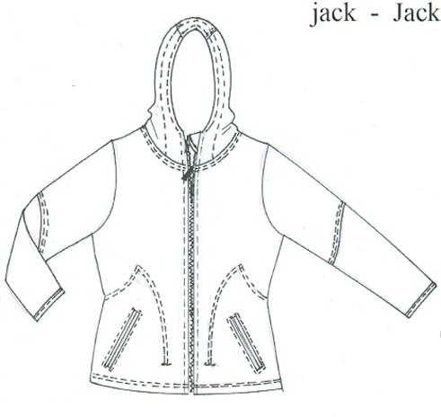 Jacke / It´s A fits Schnittmuster 1073