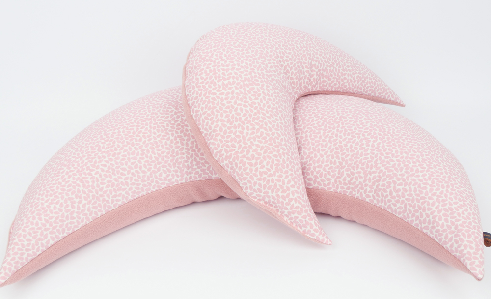Entspannungkissen in groß oder in klein oder im Set Westfalenstoff Kyoto rosa weiß